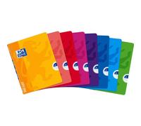Oxford Hamelin Cahiers Agrafés A5 Plan 25 Avec Marge Couverture En Plastique Openflex 48 Feuilles Couleurs Assorties Assorti 10 Unités