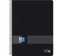 Oxford Hamelin Carnet A5+ Avec Couverture En Plastique Grille 5x5 8 Bandes De Couleurs Et 160 Feuilles
