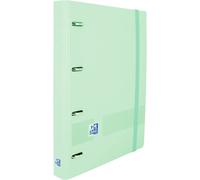 Oxford Hamelin Classeur 4 Anneaux A4+ Polyfoam Plastique Avec Élastique Inclut Grille 5x5 Recharge Avec 5 Bandes Oxford Live & Go