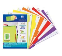 Oxford Hamelin Intercalaires A4 En Plastique Pour Classement 5 Positions 5 Couleurs Vives