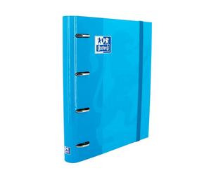 Oxford Hamelin Relieur 4 Anneaux Avec Remplacement Et Couverture En Caoutchouc A4+ Avec 100 Feuilles De Grille 100x5