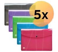 Chemise de présentation à pression Oxford Hawai 24 x 33,5 cm couleurs assorties