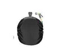 Oxford - housse de Protection for tuyau d'arrosage, extérieure, tissu 420D, couche enduite d'argent, conception respirante pour Tuyaux D'arrosage(Black)
