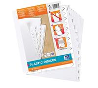 OXFORD Intercalaire 12 positions A4 Couleurs Assorties