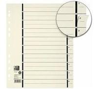 Oxford Intercalaires avec perforation – Format A4 extra large