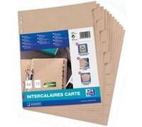 Oxford Intercalaires Touareg, 12 touches, format A4, beige