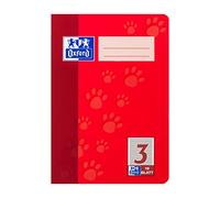 Oxford junior 385501603/100050408 d'exercice livre DIN A5 90 g/m² 16 feuilles 3ème Année scolaire 4 designs assortis
