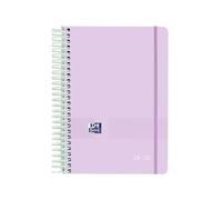 Oxford Live&Go, Agenda 2023 2024 Jour par page, couvercle en plastique, 12 x 18 cm, espagnol, mauve
