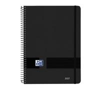 Oxford Live & Go Agenda annuel 2027, vue hebdomadaire, A5, couverture | spirale, espagnol, couleur noire