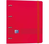 Oxford Live & Go EuropeanBinder Carpeblock Classeur avec recharge A4+ Rouge