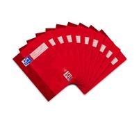 Oxford Lot de 10 cahiers A4 16 feuilles lignées 26 carreaux