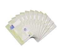 Oxford Lot de 10 cahiers de vocabulaire recyclés A5 à deux colonnes 32 feuilles