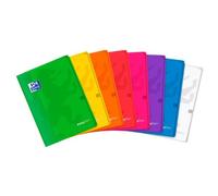 Oxford Lot De 10 Cahiers Easybook 21x29.7 Cm 96 Pages Petits Carreaux 90g Couleurs Aléatoires