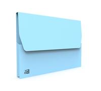 Oxford Lot de 10 Chemises à Poche Carte Kraft 24x32cm Bleu Pastel