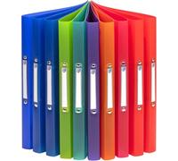 Oxford Lot de 10 classeurs Urban - Format A4 - Dos : 2 cm - 2 anneaux - 8 couleurs - Format A4