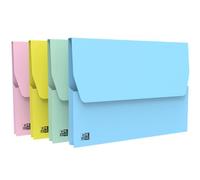 Oxford Lot de 10 Pochettes VIP 24x32cm Capacité 200 Feuilles Carte Kraft Epaisseur 240g Coloris Assortis Pastel