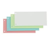 Oxford Lot de 100 intercalaires perforés en carton 190 g/m² 4 couleurs