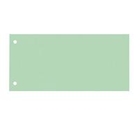 Oxford Lot de 100 intercalaires perforés en carton manille recyclé Vert 10,5 x 24 cm