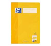 Oxford Lot de 15 cahiers A4, 16 feuilles, linéature dm 11 (ligné avec ligne de guidage en pointillés et marge blanche à droite)