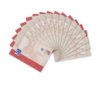 Oxford Lot de 15 cahiers A4 recyclés 16 feuilles lignées 28 carreaux
