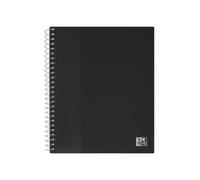 OXFORD Lot de 15 Porte fiches bristol A5 School Life 80 vues / 40 pochettes Couverture Polypro Noir