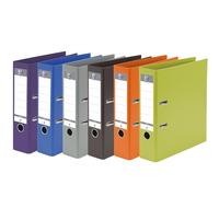OXFORD Lot de 20 Classeur à Levier Smart Pro+ A4XL Dos 80mm 2 Anneaux en D Couverture Polypro Rembordée Coloris Assortis