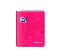 OXFORD Lot de 3 Cahiers Easybook agrafé 17x22cm 96 pages grands carreaux rose