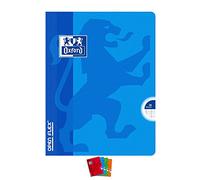 Cahier Oxford OpenFlex 17x22cm grands carreaux Seyès 48 pages agrafées couverture polypro coloris assortis