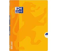 OXFORD Lot de 3 Cahiers OPENFLEX agrafé 24 x 32 cm 96 pages grands carreaux 90g jaune