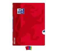 Cahier Oxford OpenFlex 24x32cm grands carreaux Seyès 140 pages agrafées couverture polypro coloris assortis