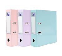 Oxford - Lot de 3 classeurs à levier A4, coloris assortis