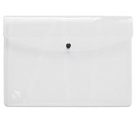 Oxford Lot de 5 Chemises Hawaï A4 - Bouton-pression, Grande capacité, Couverture polypro incolore