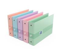 Oxford Lot De 5 Classeurs 2 Anneaux Color Life Pastel A5 D35 Coloris Aléatoires