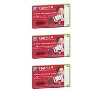 Oxford Lot De 5 Paquets De 32 Fiches Bristol Flashcards 2.0 Non Perforées 75x125 Mm A7 Ligné Vert