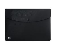Oxford Lot de 5 porte-documents A4 en plastique Noir
