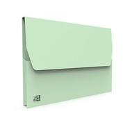 Oxford Chemise à soufflet VIP 25 x 32 cm vert pastel – Paquet de 50
