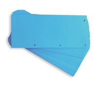 Intercalaires neutres duo 240x105 carte forte 160g bleu