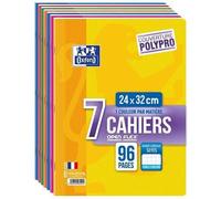 Oxford Lot De 7 Cahiers Openflex - A4 - 24x32cm - 96p