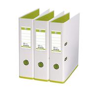 Oxford MyColour Lot de 3 chemises A4 de 8 cm de large Bicolore Blanc/vert