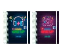 Oxford Never Give Up Agenda 1/8 12 x 18 cm 2024-2025
