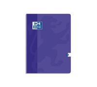 Oxford Office Cahier Open Flex Piqûre 24x32cm 48 Pages 90g 5x5 Couverture Polypro Assortie