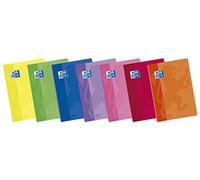 Oxford Office Classique 400016222 lot de 15 Cahiers de devoirs avec grands carreaux 17 x 22 cm 48 pages Assortis