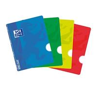 Oxford OpenFlex Lot de 10 Cahiers grapadas, couvercle en plastique, A5 +, lisse