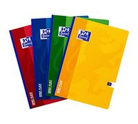 Oxford OpenFlex Lot de 5 Cahiers seyès 192 pages A4 Coloris Assortis