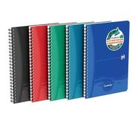 Oxford Pack 5 Office Cahier À Spirale Oceanis A5 Pp Ligné Assortis