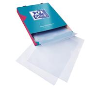 Oxford Pochettes-coin A4 en PVC lisse 15/100° - Incolore - Lot de 100