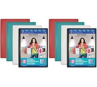 OXFORD Porte Vue Polyvision A4 200 vues / 80 pochettes Couverture Polypro Opaque Couleur Aléatoire (Lot de 2)