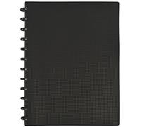 OXFORD Porte Vue Variozip Memphis A4 60 vues / 30 pochettes amovibles Couverture Polypro Noir