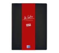 Oxford Porte vues Le Lutin L'Original A4 - PVC opaque - 30 pochettes - 60 vues - Noir