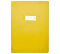 OXFORD Protège-Cahier Strong Line 24x32cm PVC Opaque 15/100ème Jaune